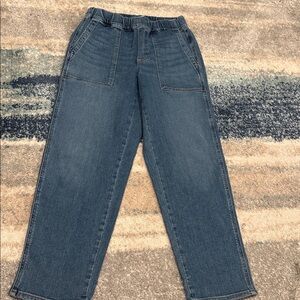 Madewell Elastic Waist Denim Jeans. NWT